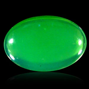 1.04 ct Topnotch Oval Cabochon Shape (10 x 7 mm) Green Opal Natural Gemstone - Picture 1 of 1