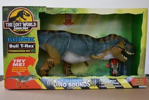 Jurassic Park Lost World JP28 Electronic Bull T-Rex Vintage Kenner 1996 - Picture 1 of 24