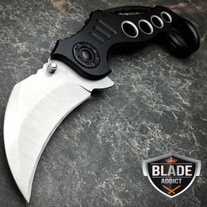 8" LIMITED EDITION Tactical Spring Assisted Open Karambit Folding Pocket Knife - Picture 1 of 3