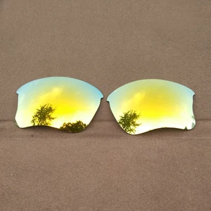 24K Gold Replacement Lenses for-Oakley Flak Jacket XLJ Polarized - Picture 1 of 2