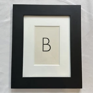 Framed Vintage Letter B 10” X 12” Black Art For Gallery Wall Typography - Picture 1 of 5