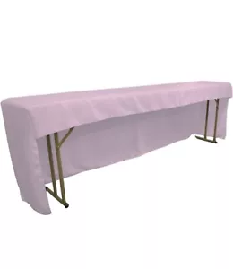 Tovaglia LA lino schiena aperta poliestere popeline 72" L x 18" L x 30" H, 6 piedi lilla - Foto 1 di 3