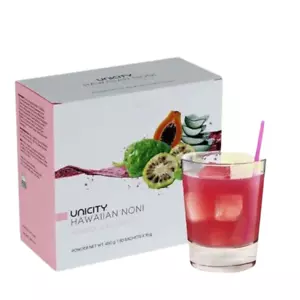 Bebida de jugo de noni en polvo Unicity Hawaiian 30 sobres suplemento dietético a base de hierbas - Imagen 1 de 6