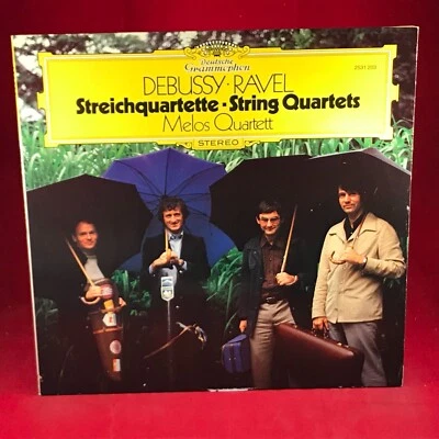 MELOS QUARTETT Debussy Ravel: String Quartets 1979 German vinyl LP - Image 1 of 4