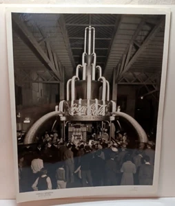1935 Ca Pacific Expo Photo Coca-Cola Pause That Refreshes Exhibit 8 x 10 RRP 831 - Picture 1 of 5