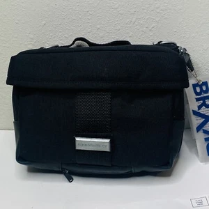 Briggs & Riley Deluxe Portable CD Carrier Vtg USA NOS New Dual Function Black - Picture 1 of 13