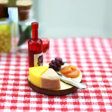 1Set Bar Wine Bottle Cakes Food 1:12 Scale Dollhouse Miniature Accessories