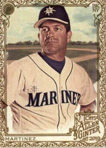 2019 Allen and Ginter Gold #58 Edgar Martinez Seattle Mariners BX 50A - Bild 1 von 2