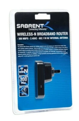 Sabrent Wi-Fi Range Extender 300mbps 2.4GHZ 801.11N Multifunction Mini Router - Image 1 of 4