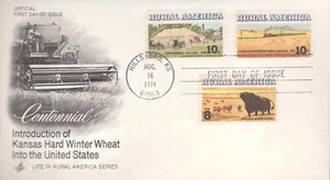 1974 FDC - Scott # 1504-06 - Rural America (todo en una portada) - Artmaster - Imagen 1 de 1
