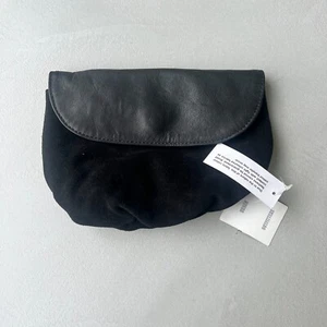Urban Outfitters Suede/Leather Belt Bag/Clutch. Black. Brand new. - Picture 1 of 4
