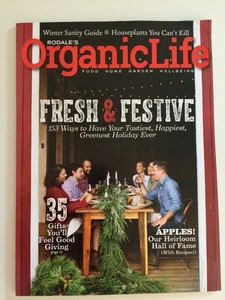 Rodale's Organic Life Fresh And Festive Apples Nov/Dec 2015 FREE SHIPPING - Picture 1 of 1
