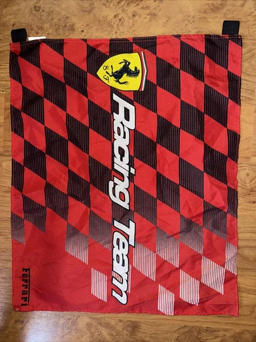Ferrari Racing Team Flag 15x19 In Cover