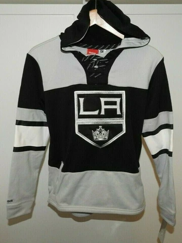 NHL Los Angeles Kings Embroidered and Stitched Hooded Sweatshirt Youth New $70 Cover