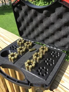 SSWI 9mm 7 Shot Revolver Loading Tray, Speed Loader Slot and Carrying Case Kit - Picture 1 of 23