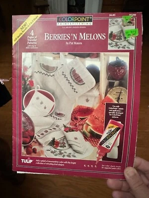Berries 'N Melons Transfer Patterns | Colorpoint Paintstitching #91206 - Image 1 of 2