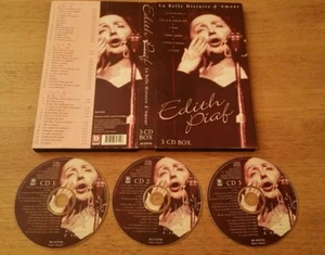 Edith Piaf - La Belle Histoire d'Amour (3 CD Box Set 1996) - Picture 1 of 1