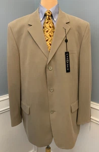 Chereskin Silk Blazer Mens 48L Jacket Sportcoat Pincord Twill - Picture 1 of 10