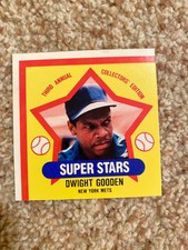 Dwight Gooden Mets 1989 MSA Superstars Discs RARE SQUARE PROOF HAND-CUT