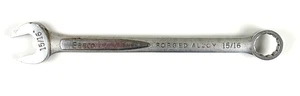 Easco Wrench 15/16" Combination 63-130 Vintage 12 1/2" Long USA FD1029 - Picture 1 of 7