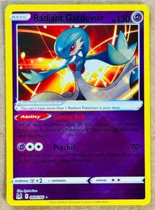 POKÉMON SWSH LOST ORIGIN TCG RADIANT GARDEVOIR RARE HOLO 069/196 NM+ MENGE - Bild 1 von 2