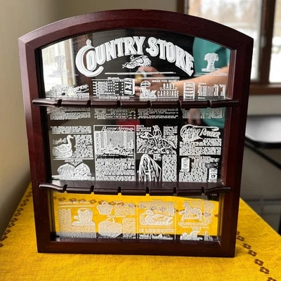 Estante de cuchara espejado Franklin Mint Country Store Foto 1 de 4