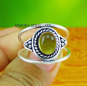 Anillo de regalo hecho a mano de plata esterlina 925 piedras preciosas de... - Imagen 1 de 4