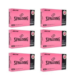 Spalding Molitor Pink Golf Balls 15 Pack's - 6 Pack (90 Golf Balls) Ret: $149.99 - Picture 1 of 2