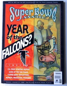 Terrell Davis Signed Autograph Superbowl XXXIII Program Denver Broncos GV907566 - Picture 1 of 4
