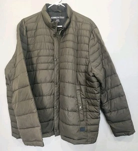 Kenneth Cole Puffer Hipster Jacket Moss Green 2XL - Picture 1 of 14