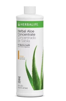 Herbalife Herbal Aloe Concentrate: Mango Flavor Pint- 16 floz, 1065, from USA - Image 1 of 3