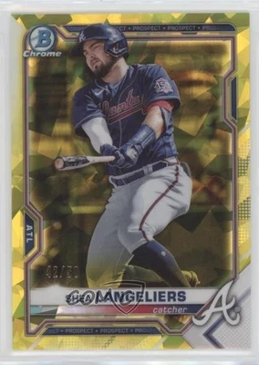 2021 Bowman Chrome Sapphire Edition Yellow Refractor /50 Shea Langeliers - Image 1 of 2