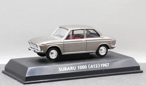 Konami 1/64 Fuera de Impresión Famoso Coche Colección 7 Subaru 1000 (A12) 1967 Plata - Imagen 1 de 4