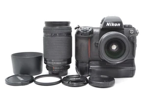 Exc+4 Nikon F100 35mm Film Camera AF 28-80mm w/ 70-300mm 2 Lenses From JAPAN - Picture 1 of 22