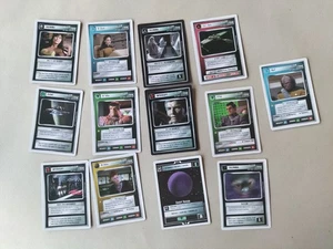 STAR TREK NEXT GENERATION CUSTOMIZABLE GAME  TCG  CARDS LOT DECIPHER  M161 - Imagen 1 de 1