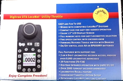 Digitrax UT6 LocoNet Utility Throttle - NEW - Image 1 of 2