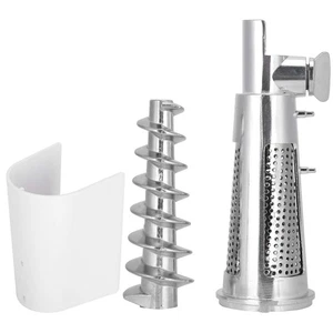 Fruit & Vegetable Strainer Attachment Set, Meat Grinder Tomato Juicer Screw S... - Foto 1 di 9