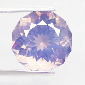 6.43 Ct Mystical Round (11 x 11 mm) 100% Natural Lavender Amethyst From Bolivia - Picture 1 of 7
