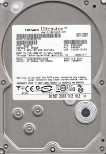 Dysk twardy Hitachi 750GB HDD SATA 3G 3,5" 0A35771 - Zdjęcie 1 z 1