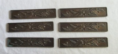 Placa Trasera Patrón Trigo Amerock De Colección 3" Agujero Central - Gabinete Cajón - Usado Foto 1 de 3