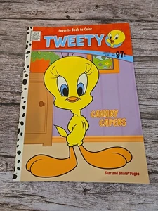 Looney Tunes Tweety Bird Canary Capers Color Book Dalmatian Press 2004 Y2K(B1) - Picture 1 of 10