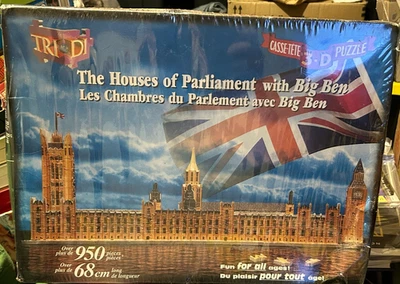 The Houses Of Parliament With Big Ben New & Sealed 3D Puzzle - Image 1 of 4