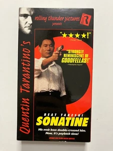 Sonatine VHS 1993 Crime Thriller Quentin Tarantino - Picture 1 of 5