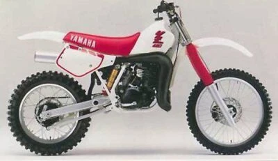1986-1990 Yamaha YZ 490 Plastic Kit White - Image 1 of 2