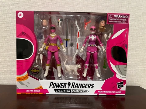 PINK RANGER 2-Pack Power Rangers Lightning MMPR Zeo Exclusive Kat Katherine READ Cover