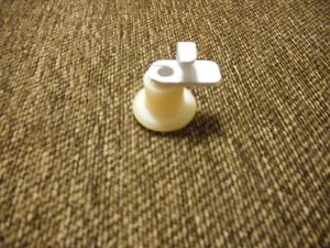 GE Hotpoint Wheel WD12X10191 Rack Roller W/Stud WD12X10186 White Part - Picture 1 of 3