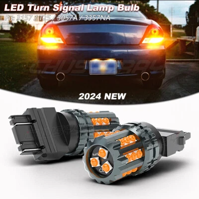 Para Ford Explorer 1991-2009 2010 ámbar 3157 LED intermitente luces de estacionamiento Foto 1 de 4