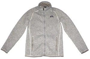 Girl's Boy's PATAGONIA Full-Zip Better Sweater #65461 Jacket Birch White XL 14 - Picture 1 of 8