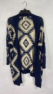 Antropologie Francesca Bird Cage Open Front Cardigan Geometric Women's Size 1. - Imagen 1 de 18