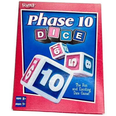 Phase 10 Dice Game - EUC - COMPLETE - Fundex - 2001 - Image 1 of 4